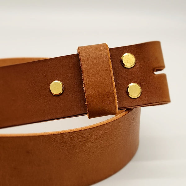 100% Full Grain Cowhide Interchangeable Replacement Leather Belt Strap - 1.5 inch wide