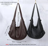 Soft Genuine Leather Hobo Tote Bag - Large Shoulder Bag
