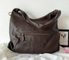 Soft Genuine Leather Hobo Tote Bag - Large Shoulder Bag