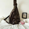 Soft Genuine Leather Hobo Tote Bag - Large Shoulder Bag