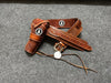Western Cowboy Vintage Belt Ammo Loops Leather Holster .22 .357 .38 .44 .45