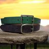 Women's Multicolored Leather Belt, Full Grain Leather Belt, 1.5"