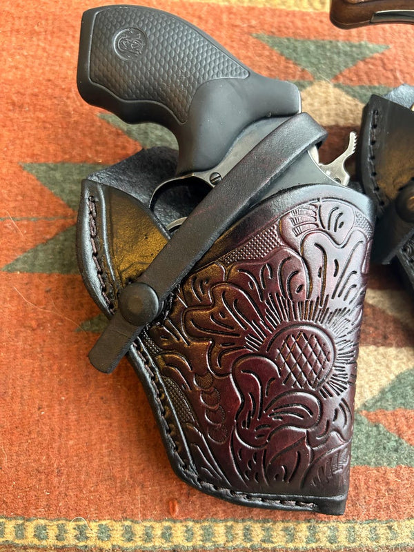 Leather Field Holster Fits S&W Model 36 37 60 37 Taurus Model 85 856 Colt Detective Special