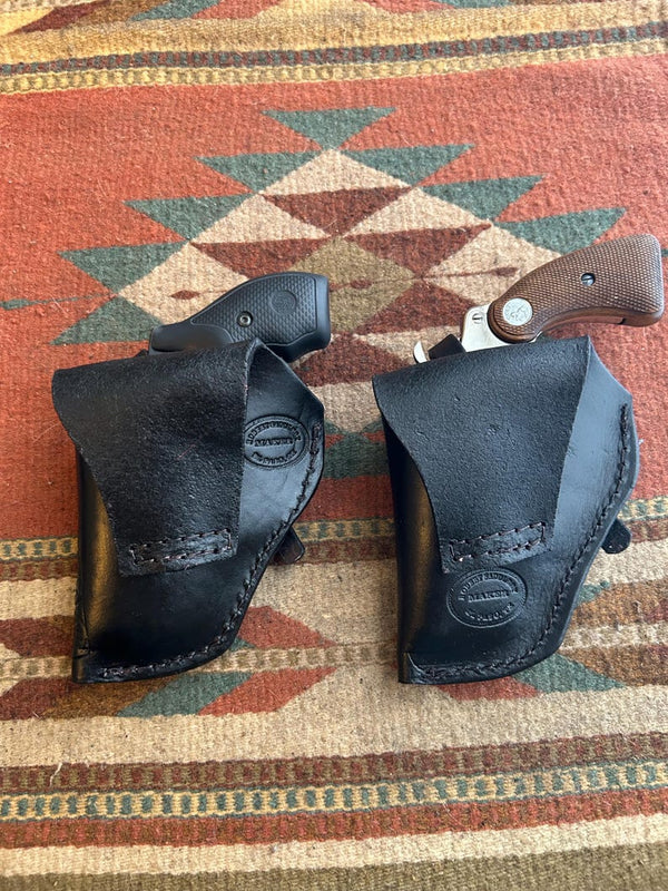 Leather Field Holster Fits S&W Model 36 37 60 37 Taurus Model 85 856 Colt Detective Special