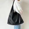 Soft Real Leather Hobo Bag, Slouchy Tote Shoulder Bag, Fits 13'' Laptop