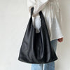 Soft Real Leather Hobo Bag, Slouchy Tote Shoulder Bag, Fits 13'' Laptop