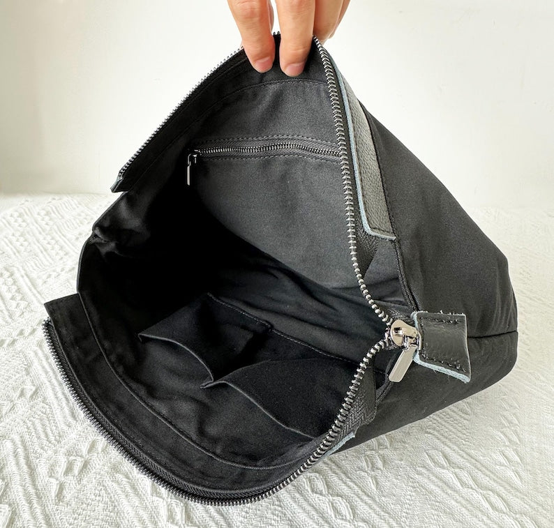 Soft Real Leather Hobo Bag, Slouchy Tote Shoulder Bag, Fits 13'' Laptop