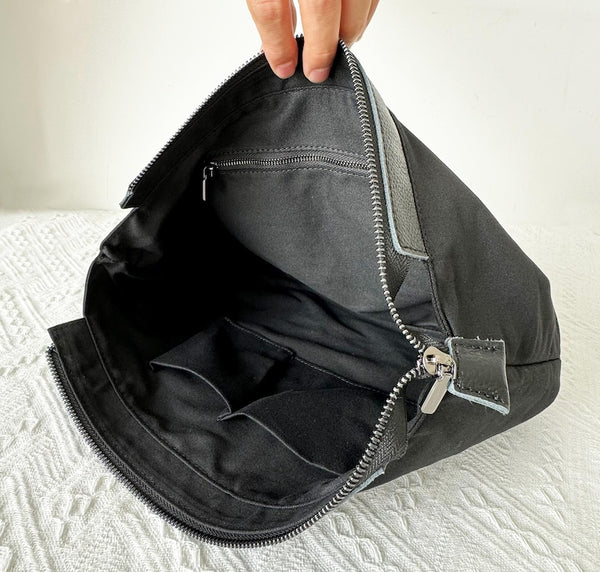 Soft Real Leather Hobo Bag, Slouchy Tote Shoulder Bag, Fits 13'' Laptop