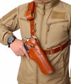 Premium Leather Chest Holster For Desert Eagle