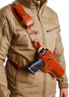 Premium Leather Chest Holster For Desert Eagle