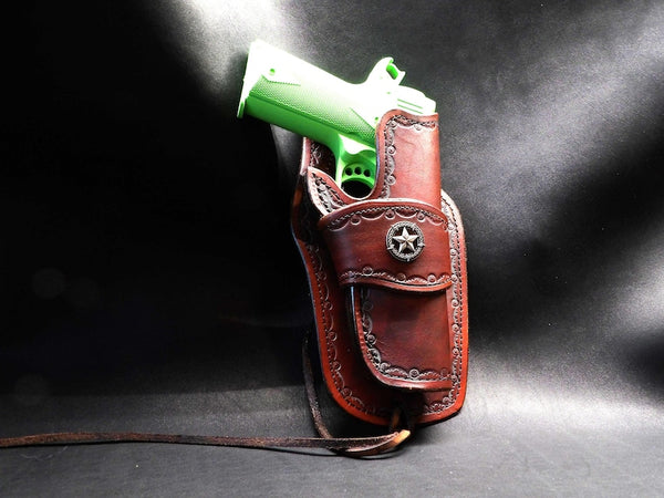 1911 Wild Bunch Style Leather Holster