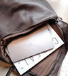 Genuine Leather Women Backpack: Handmade Large Size, Minimalist Pattern