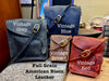 Leather Crossbody Bag, Handmade Heritage Bison Satchel, Full Grain Leather, Made in USA