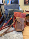 Leather Crossbody Bag, Handmade Heritage Bison Satchel, Full Grain Leather, Made in USA