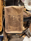 Leather Crossbody Bag, Handmade Heritage Bison Satchel, Full Grain Leather, Made in USA