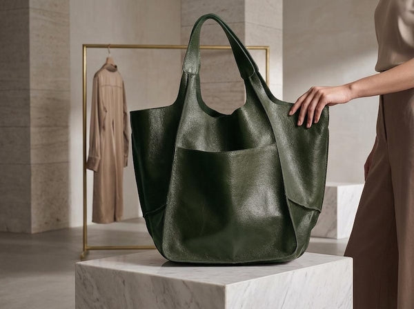 Leather Hobo Tote Bag, Oversized Tote Bag, Shopping Tote, Leather Carryall Bag, Shoulder Tote Bag, Large Hobo Bag, Leather Shopping Bag