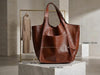 Leather Hobo Tote Bag, Oversized Tote Bag, Shopping Tote, Leather Carryall Bag, Shoulder Tote Bag, Large Hobo Bag, Leather Shopping Bag