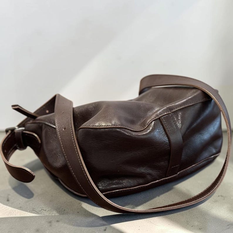 Genuine Leather Cowhide Tote Bag For Women, First Layer Cowhide Crossbody Purse, Casual Light Everyday Handbag, Leather Shoulder Bag Womens