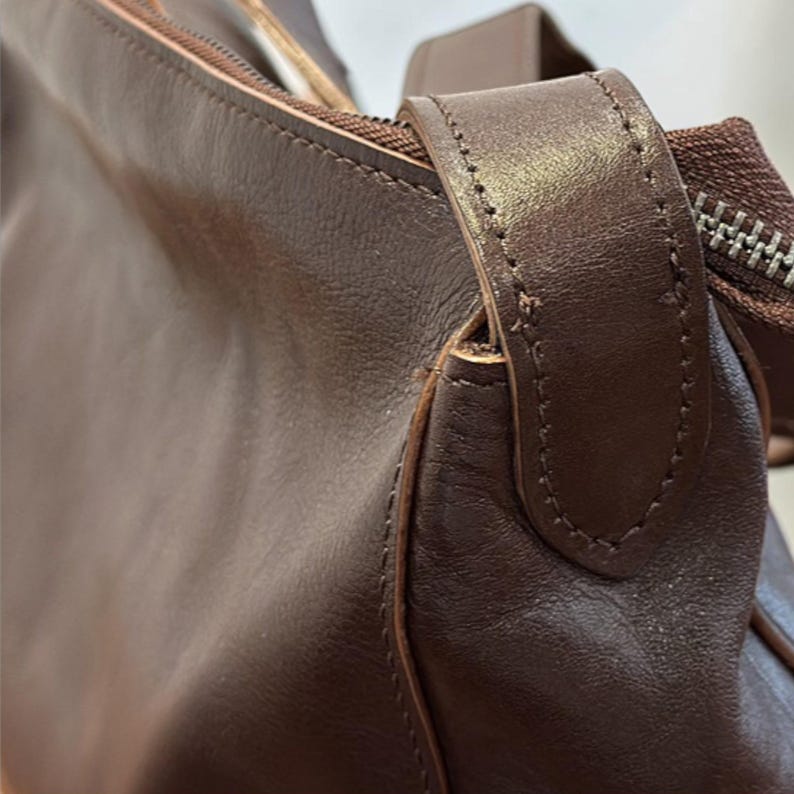 Genuine Leather Cowhide Tote Bag For Women, First Layer Cowhide Crossbody Purse, Casual Light Everyday Handbag, Leather Shoulder Bag Womens