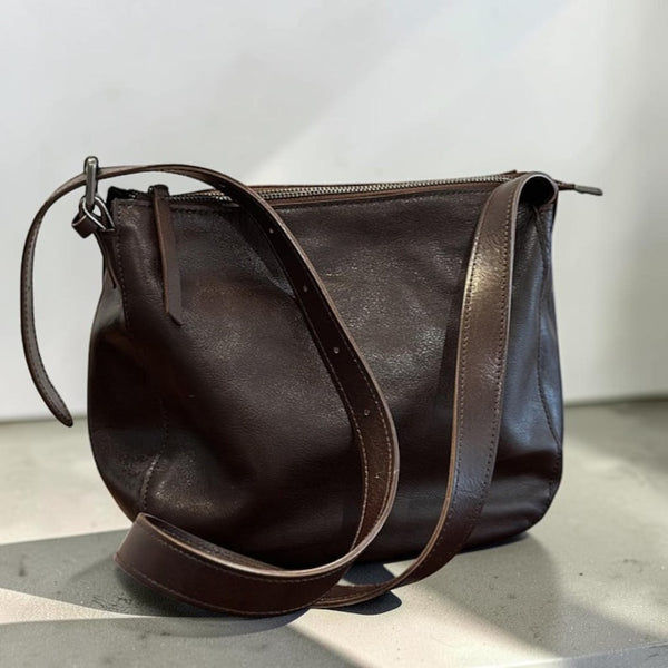 Genuine Leather Cowhide Tote Bag For Women, First Layer Cowhide Crossbody Purse, Casual Light Everyday Handbag, Leather Shoulder Bag Womens