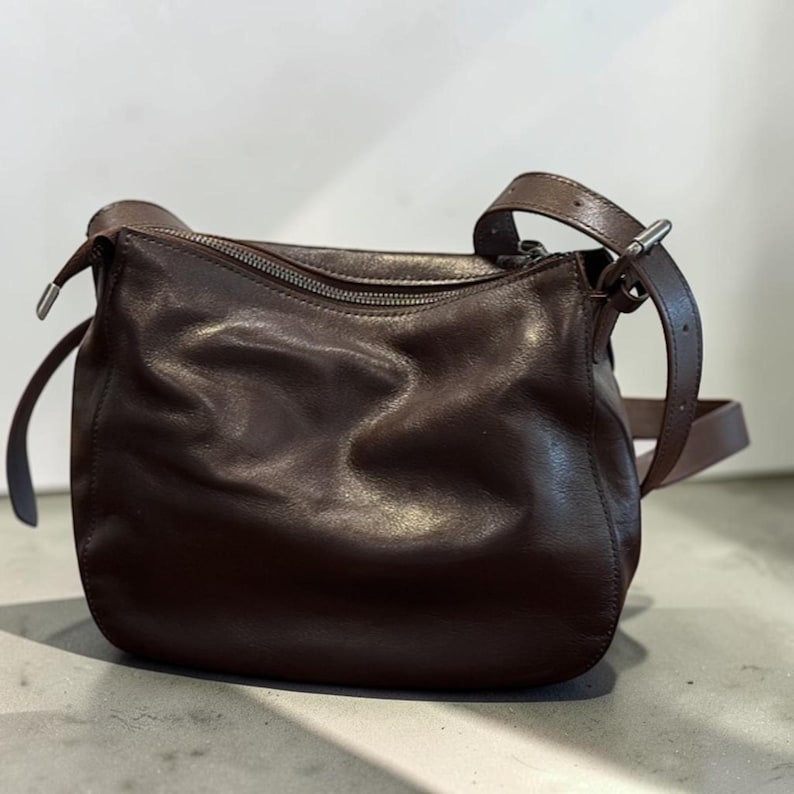 Genuine Leather Cowhide Tote Bag For Women, First Layer Cowhide Crossbody Purse, Casual Light Everyday Handbag, Leather Shoulder Bag Womens