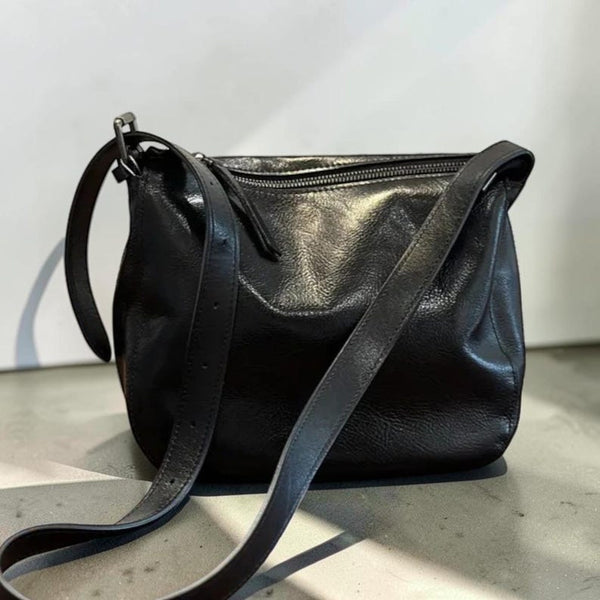Genuine Leather Cowhide Tote Bag For Women, First Layer Cowhide Crossbody Purse, Casual Light Everyday Handbag, Leather Shoulder Bag Womens