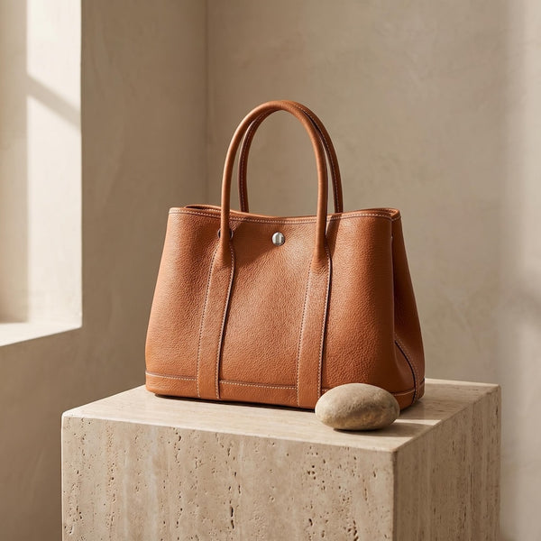 Handmade Leather Tote Bag Women, Full Grain Cowhide Shoulder Bag, Large Capacity Crossbody Purse, Womens Work Handbag, Adjustable Strap