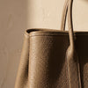 Handmade Leather Tote Bag Women, Full Grain Cowhide Shoulder Bag, Large Capacity Crossbody Purse, Womens Work Handbag, Adjustable Strap