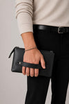 Genuine Leather Handbag, Leather Travel Clutch Bag, Leather Pouch, Toiletry Bag, Clutch Purse for Men and Women