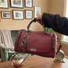 Vintage Style Barrel Crossbody Bag with Tassel Detail – Casual Leather Handbag for Women, Rustic Shoulder Purse, Everyday Tote Timeless Gift