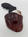 Leather revolver pancake holster
