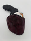 Leather revolver pancake holster