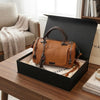 Vintage Style Barrel Crossbody Bag with Tassel Detail – Casual Leather Handbag for Women, Rustic Shoulder Purse, Everyday Tote Timeless Gift