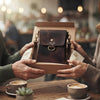 Handcrafted Full Grain Leather Crossbody Bag, Rustic Vintage Sling Satchel
