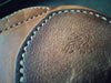 Handmade Leather iPhone Belt Holster: Embossed Design