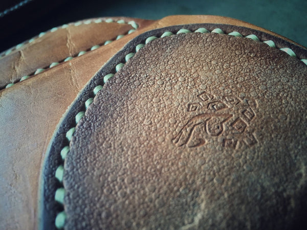 Handmade Leather iPhone Belt Holster: Embossed Design