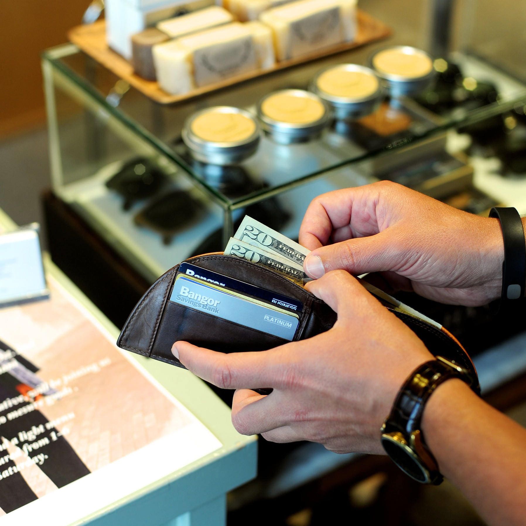 Rogue Front Pocket Wallet – Moose Leather - Made in Maine, RFID-Blocking