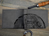 Death Star - Handmade Leather Bifold Wallet