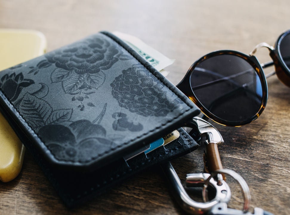 Death Star - Handmade Leather Bifold Wallet