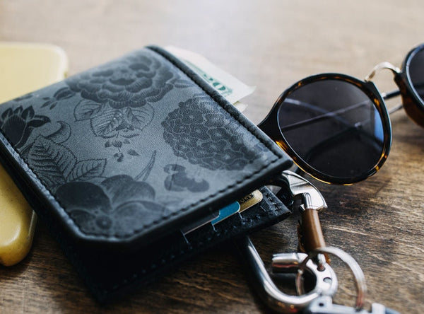 Death Star - Handmade Leather Bifold Wallet