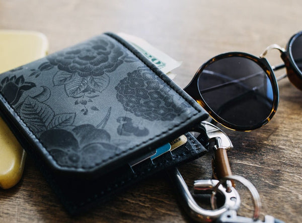 Death Star - Handmade Leather Bifold Wallet