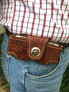 Leather cell phone cases