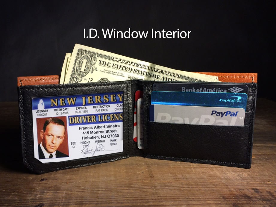 Death Star - Handmade Leather Bifold Wallet