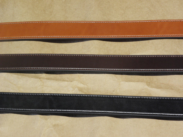 Stitched Traditional Buckle Handmade Leather Belt, 100% Full Grain Genuine Leather, Non-Layered, English Bridle Leather, Leather Belt Men