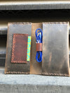 Dual Phone Case/ Leather iPhone 17 Case/ Double iPhone Wallet / Expresso Leather