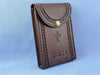 Hand Carved Leather Cell Phone Holster: Custom Fit, Personalized