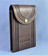 Hand Carved Leather Cell Phone Holster: Custom Fit, Personalized
