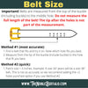Leather Buffalo Belts (firm) - USA Handmade
