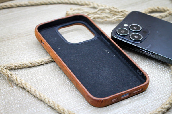 Custom Tumbled Phone Case, Tan Phone Cover, iPhone 14, 13, 12, 11, Pro Max / Plus Case, Snap on Full Cover, Luxury Leather Phone Cover