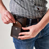 Engraved leather belt phone case, Leather belt phone pouch, Cell phone belt holder, Phone belt case, Phone holsters, Leather belt wallet